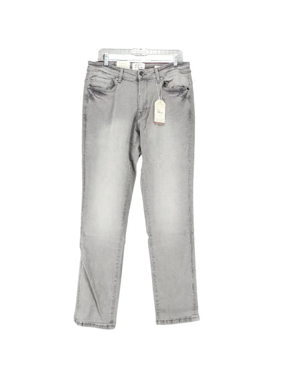 Ben Sherman Jeans Mens 31x34 Gray Stretch Mid Rise Straight Fit *NWT*